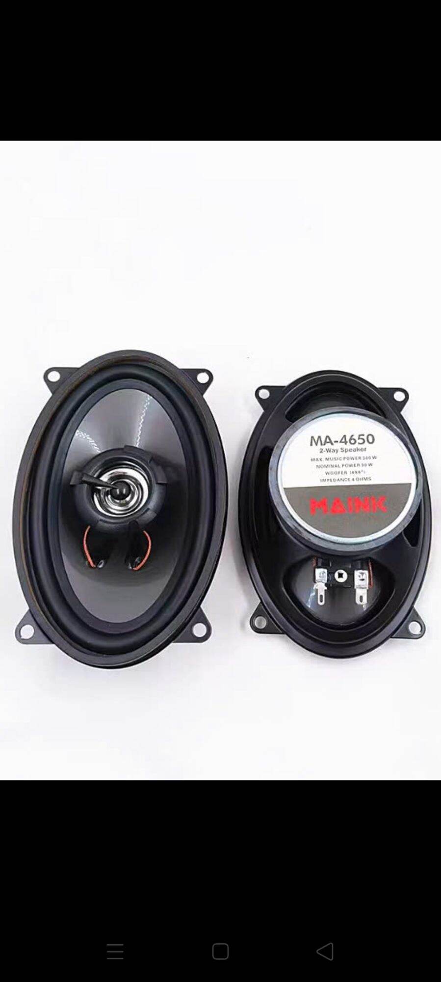 1 đôi loa xe spark hình bầu dục 16cm × 10cm công xuất 30w