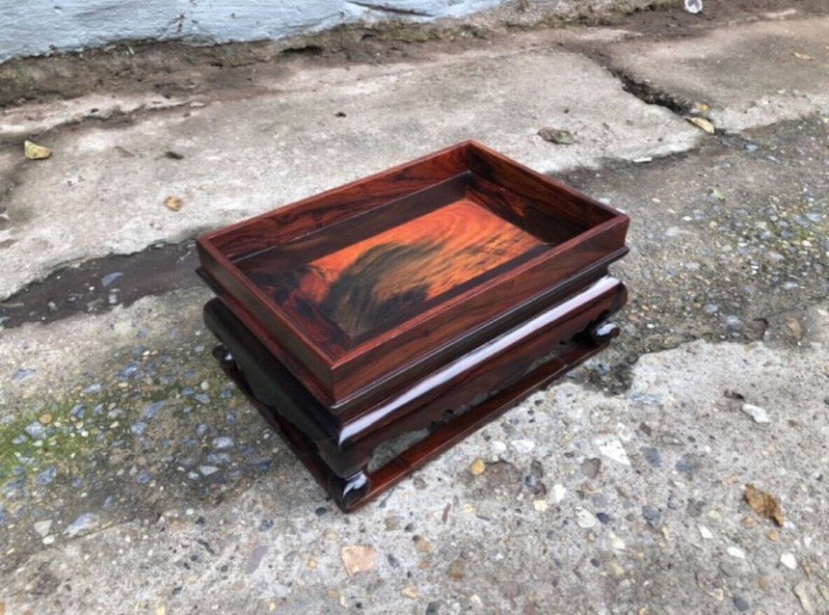 Khay trà gỗ trắc cao cấp 25x35cm