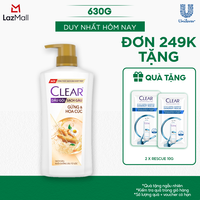 DẦU GỘI CLEAR THẢO DƯỢC GỪNG & HOA CÚC 630G