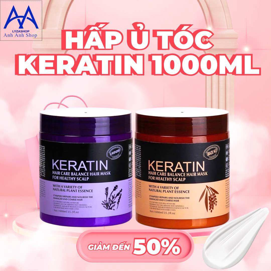 KEM Ủ TÓC KERATIN COLLAGEN HÀN QUỐC 1000ML GỬI RANDOM MÀU