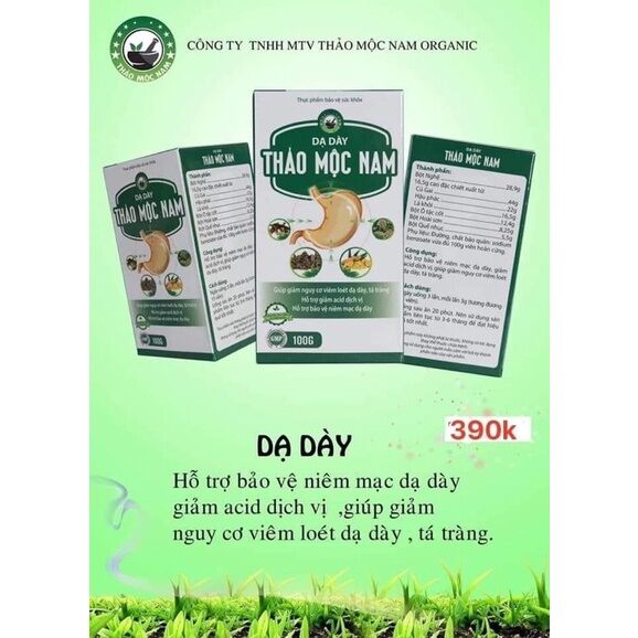 DẠ DÀY THẢO MỘC NAM _ MẪU MỚI DATE MỚI