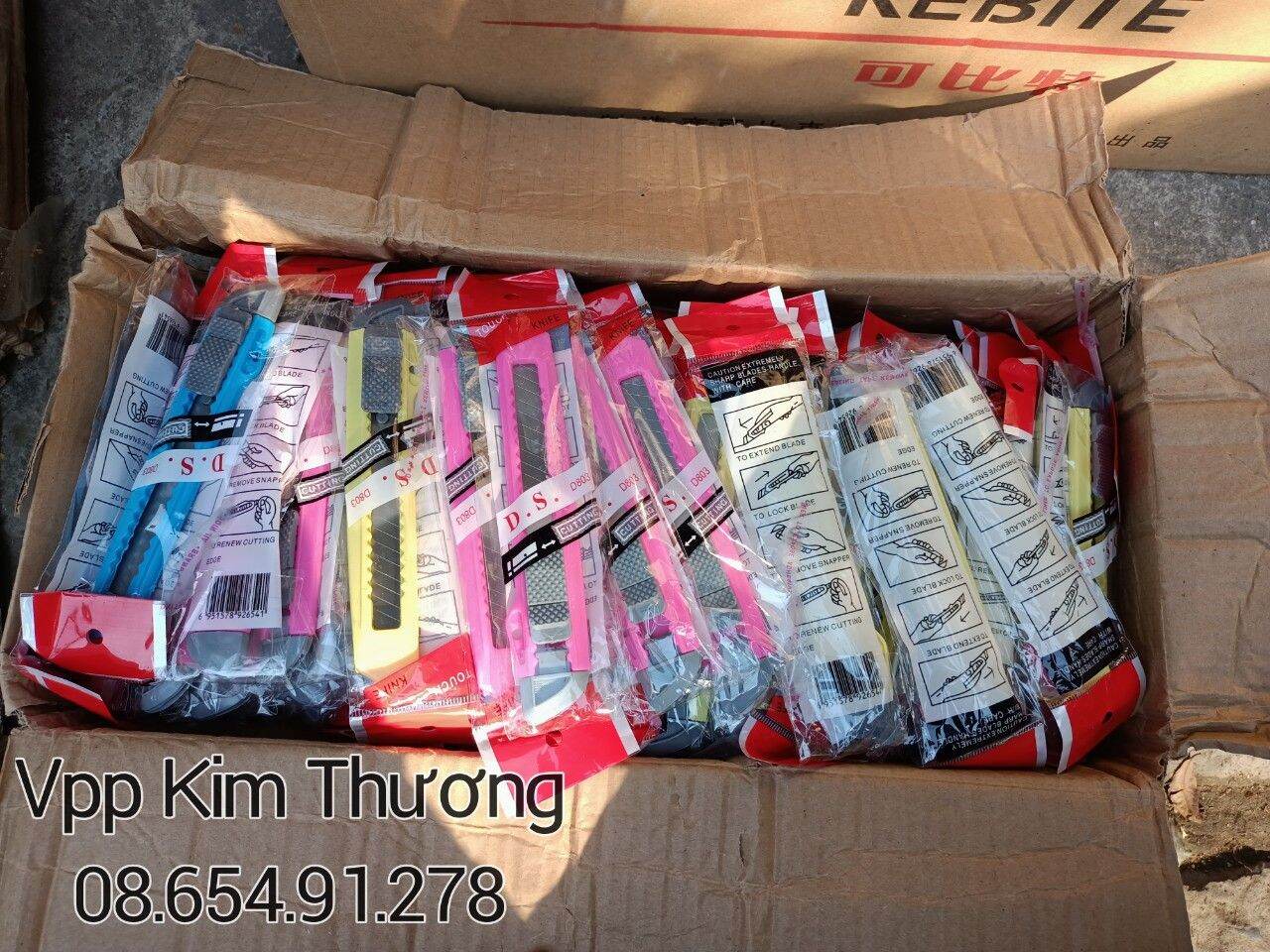 Combo 5 cây dao rọc giấy lớn D803