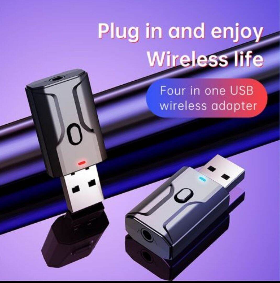 Bộ Thu Phát Âm Thanh Bluetooth 5.0 3in1Cho Tv / Pc / Xe Hơi