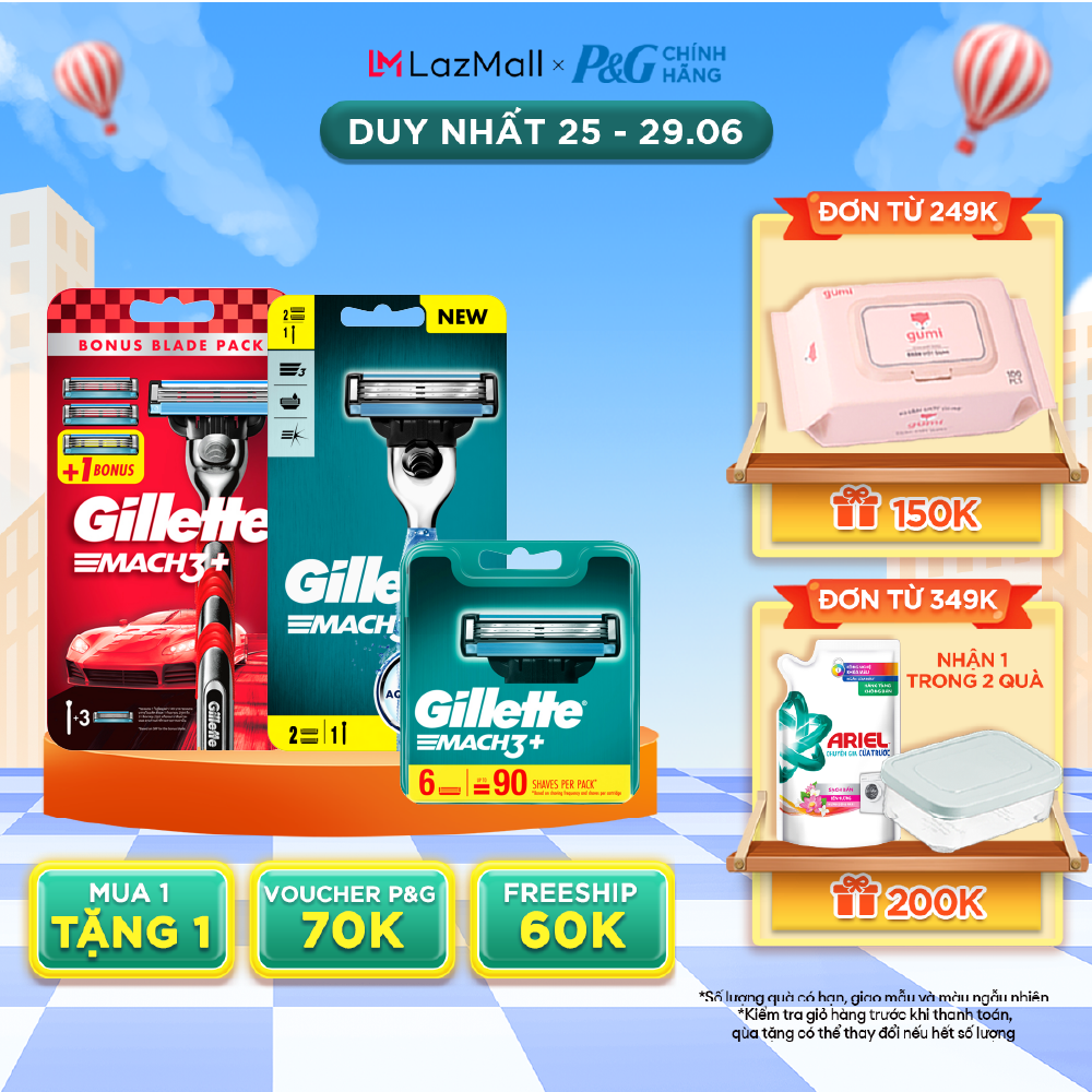 Dao Cạo Nam GILLETTE Mach3+