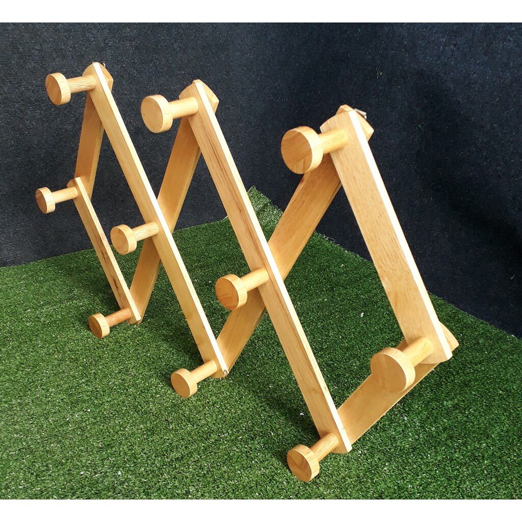 Móc xếp treo tường xếp gọn 10 núm treo