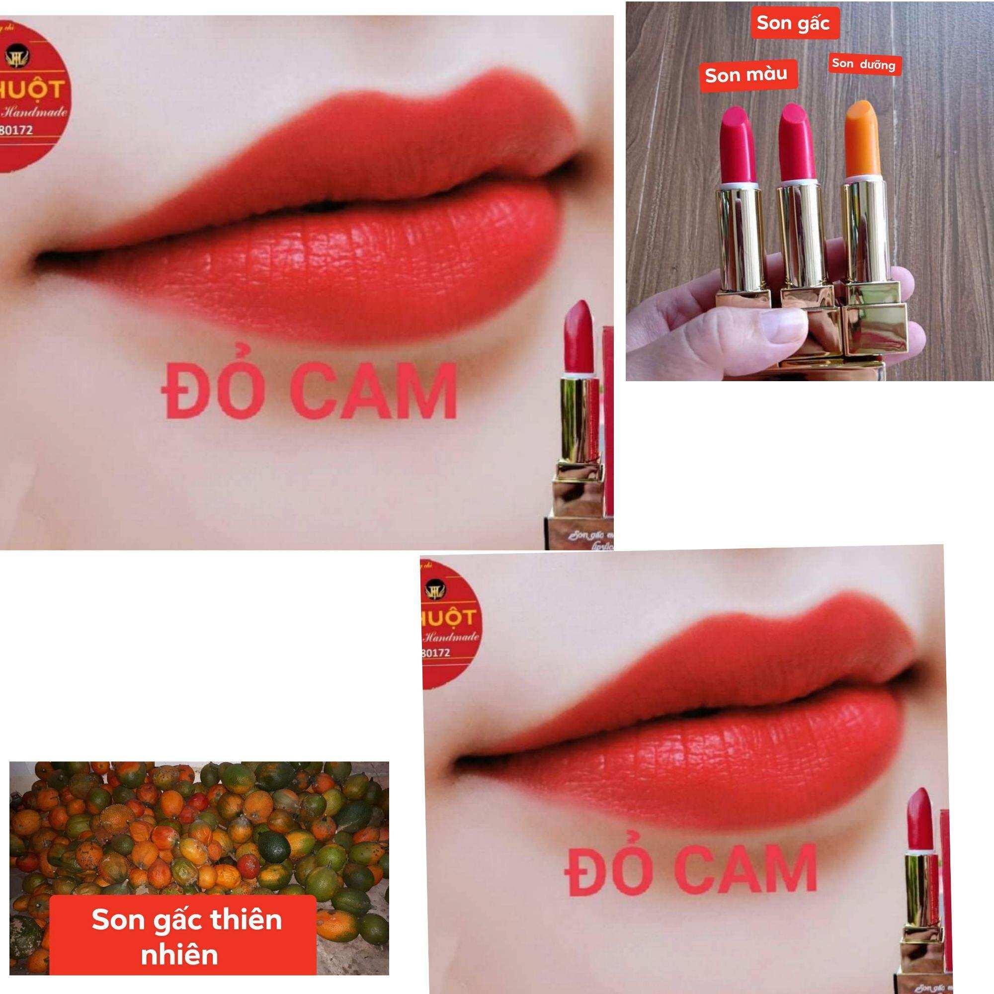 son gấc màu đỏ cam