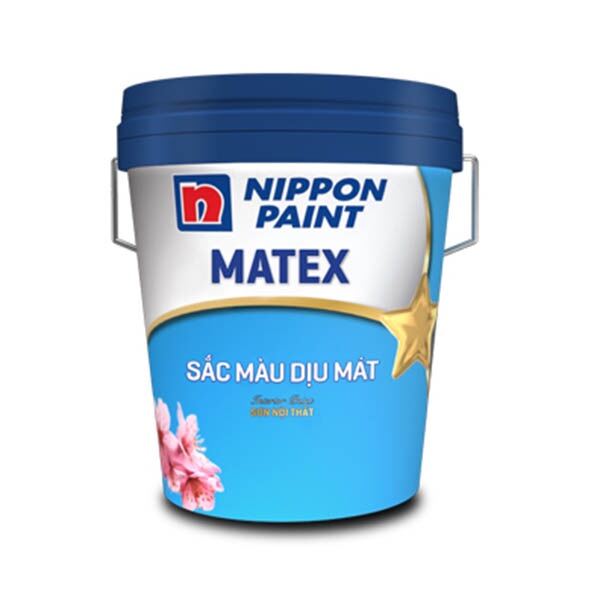 Nippon MATEX 5lit hàng chính hãng Nhật bản Sơn trắng trong nhà ( 112-14-mv bao đẹp đi 2 lớp nhé)cực rẻ tiện