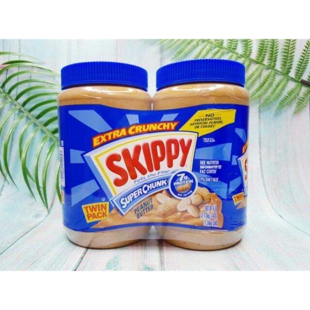 MỘT CẶP BƠ ĐẬU PHỘNG SKIPPY PEANUT BUTTER MỸ 1,36KG x 2