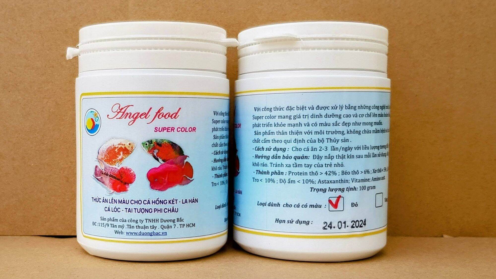 Thức ăn cá cảnh Angel food Super color ( Thức ăn lên màu cho tất cả các loại cá cảnh )