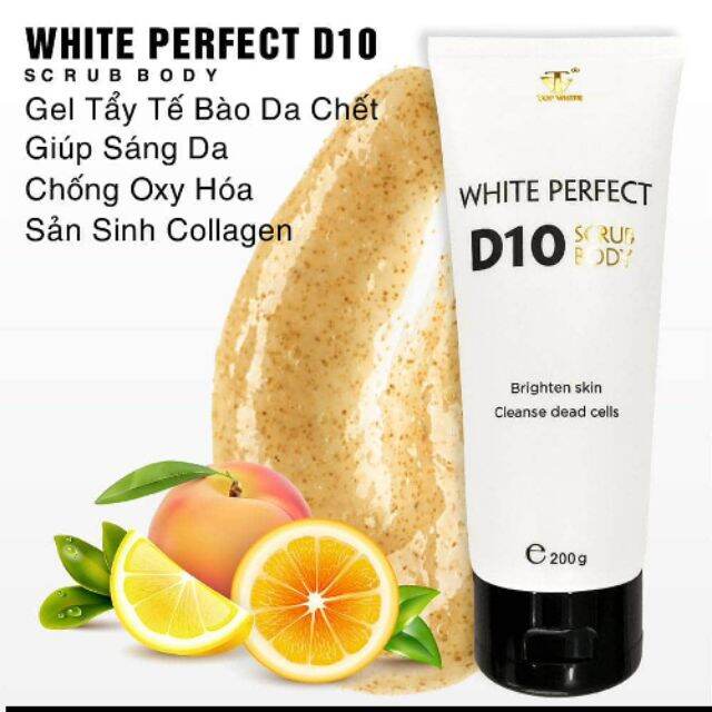 Top white d10