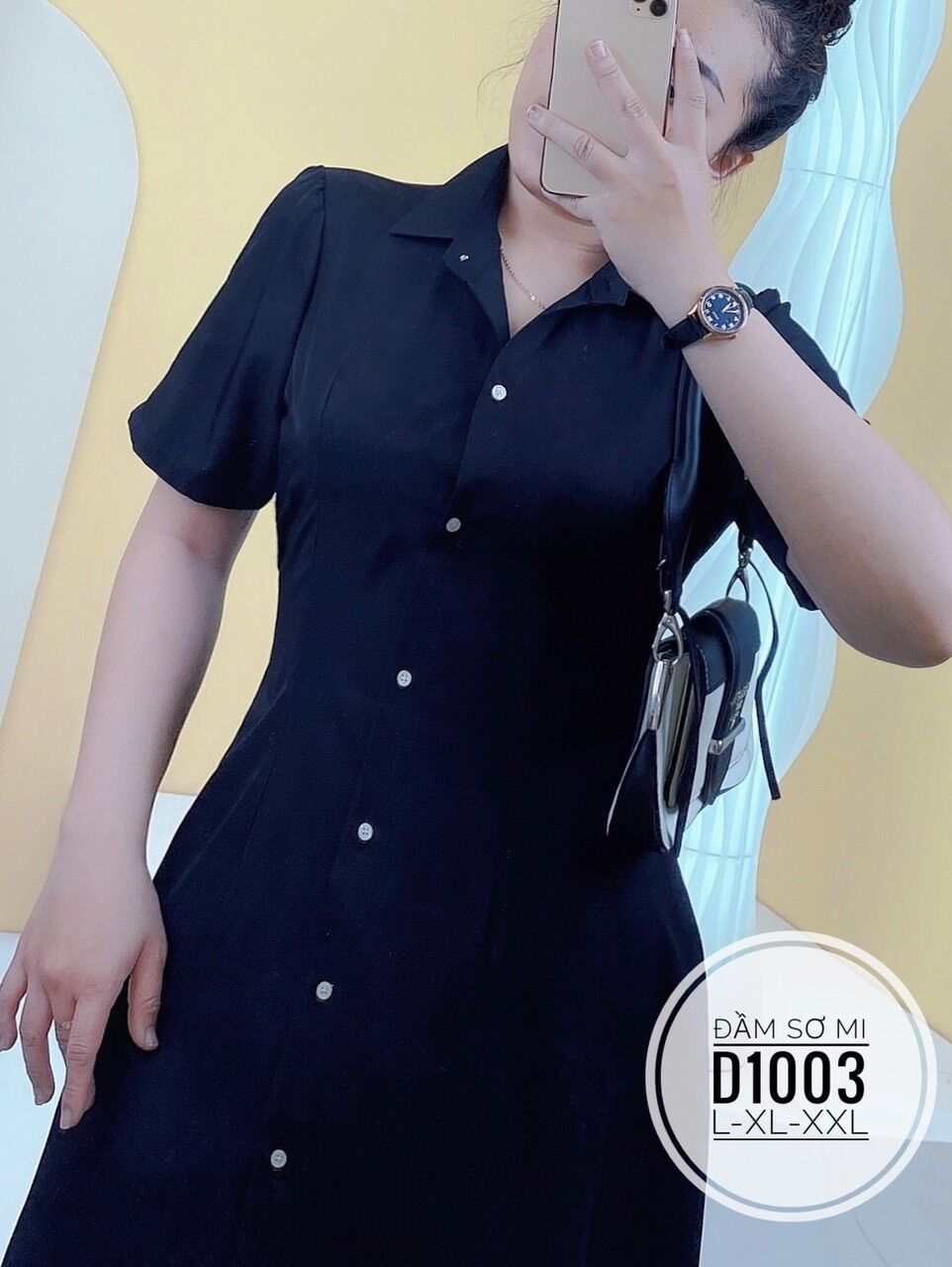 Bigsize 60- 90kg ĐẦM SƠ MI ( Ảnh thật)