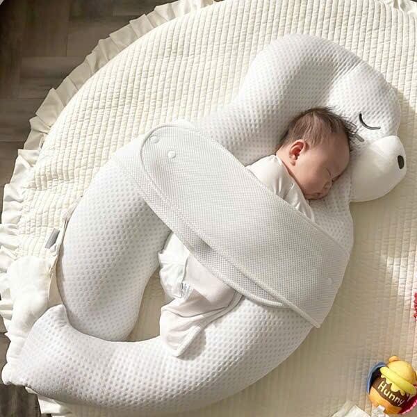 Gối hình gấu cho em bé ngủ ngon giấc