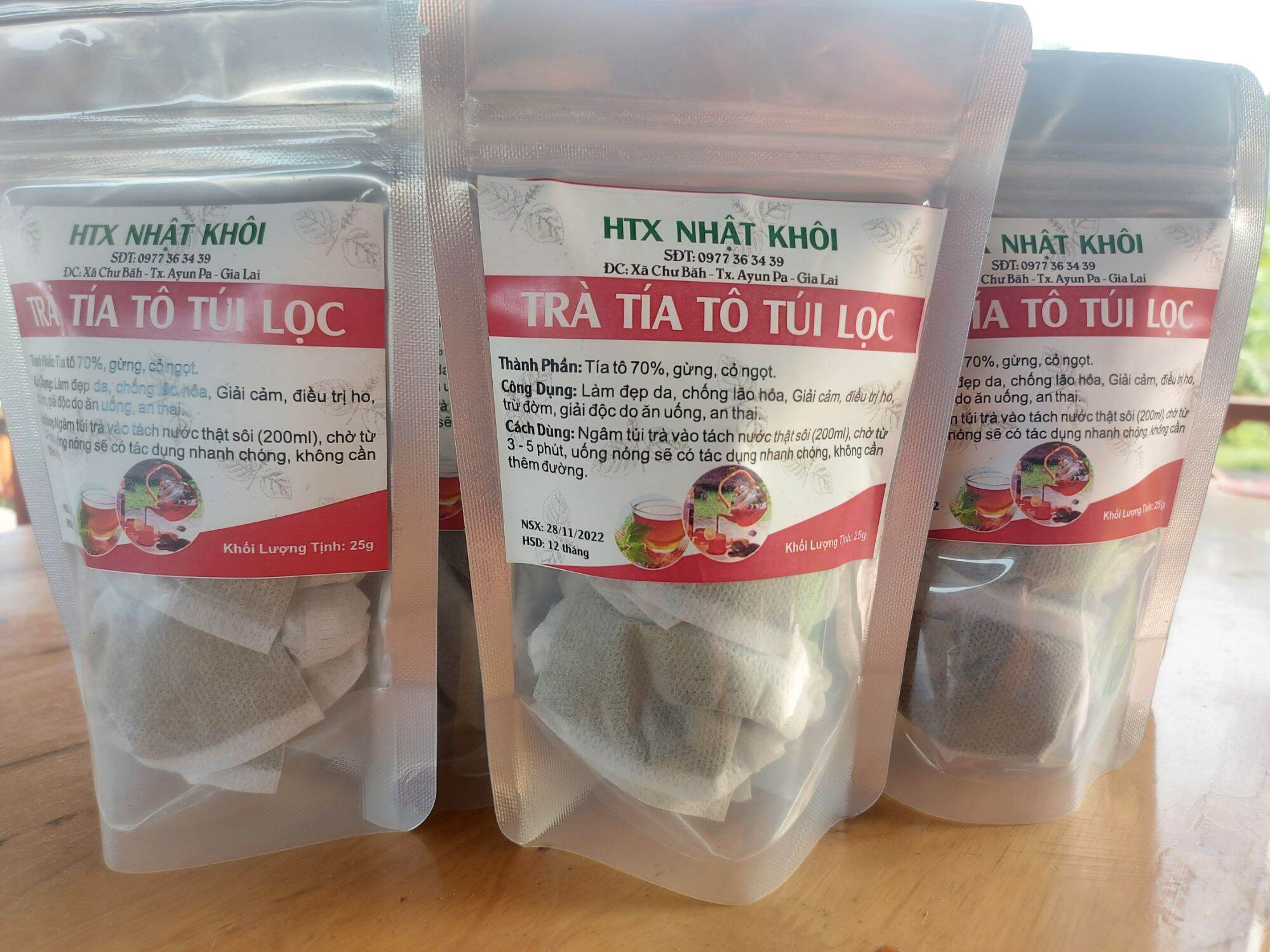 Trà Tía Tô Túi Lọc