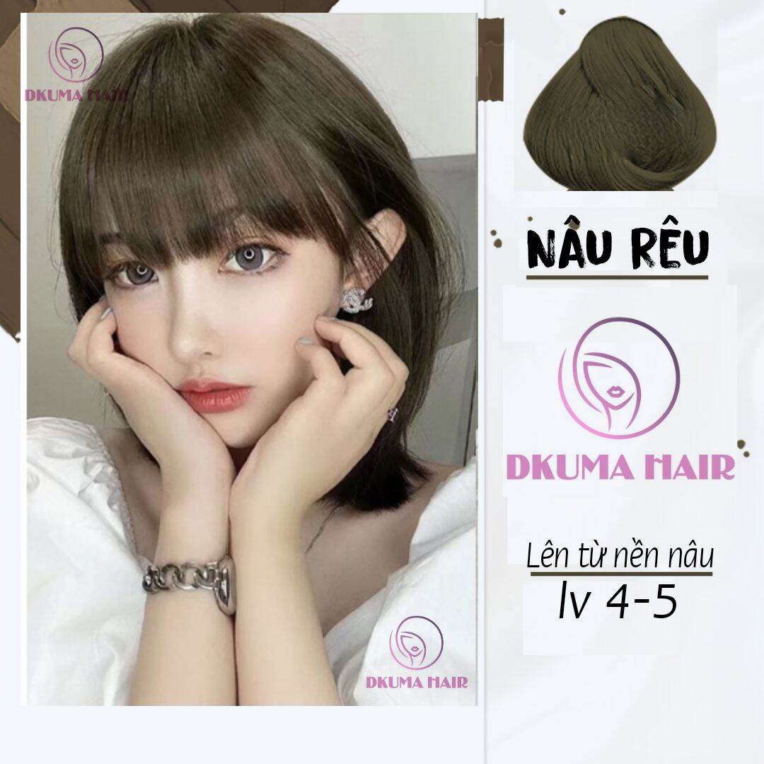 Màu nhuộm nâu rêu dkumahair