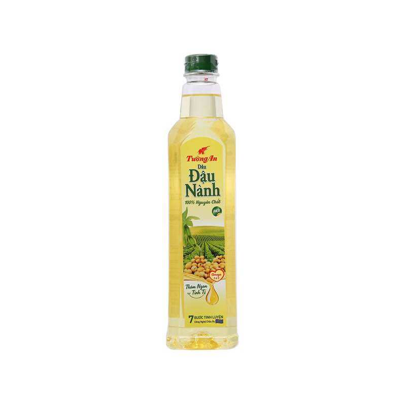 Chai 1L dầu đậu nành Tường An