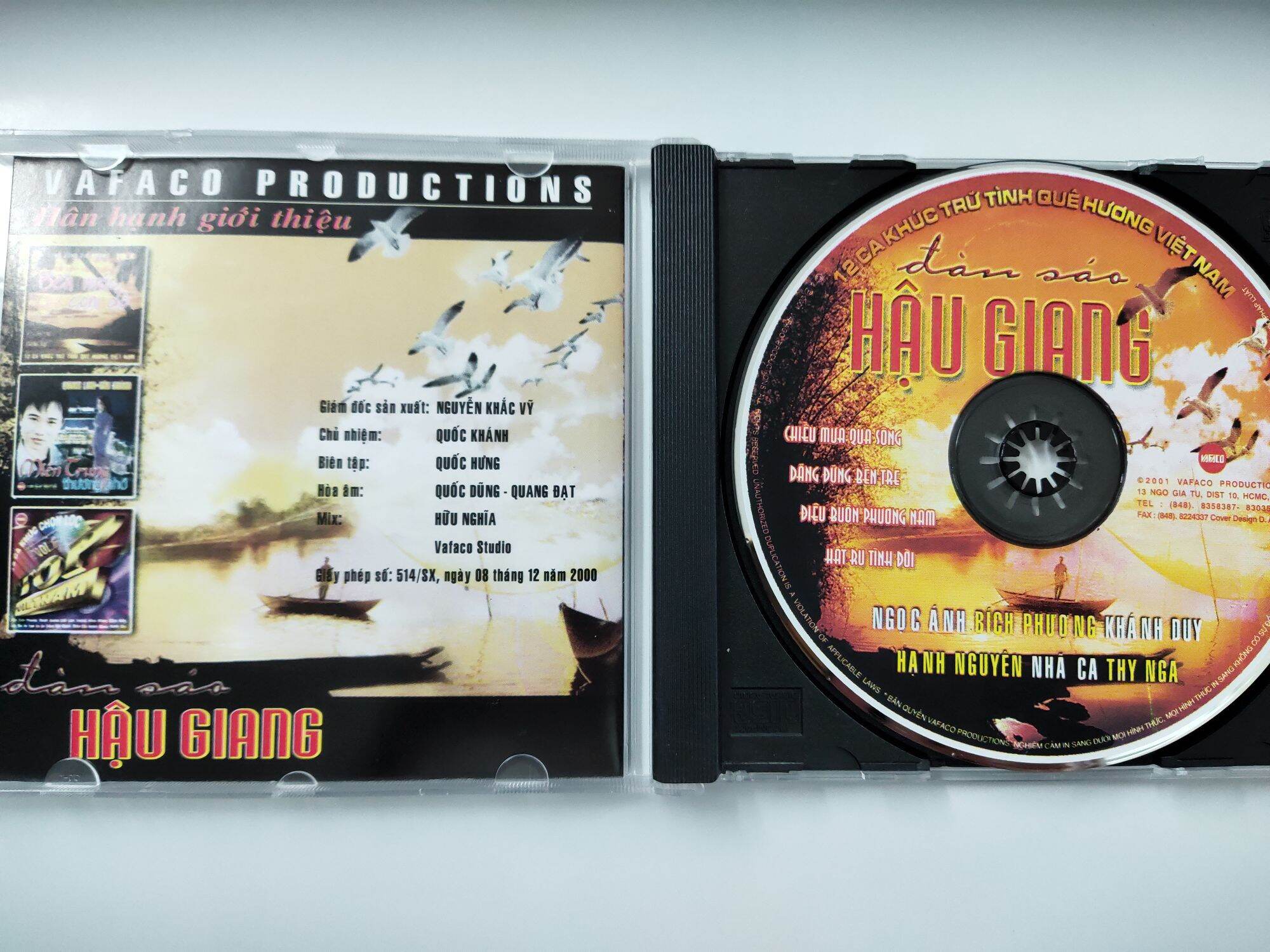 CD - Đàn sáo Hậu Giang ( Saigon vafaco )