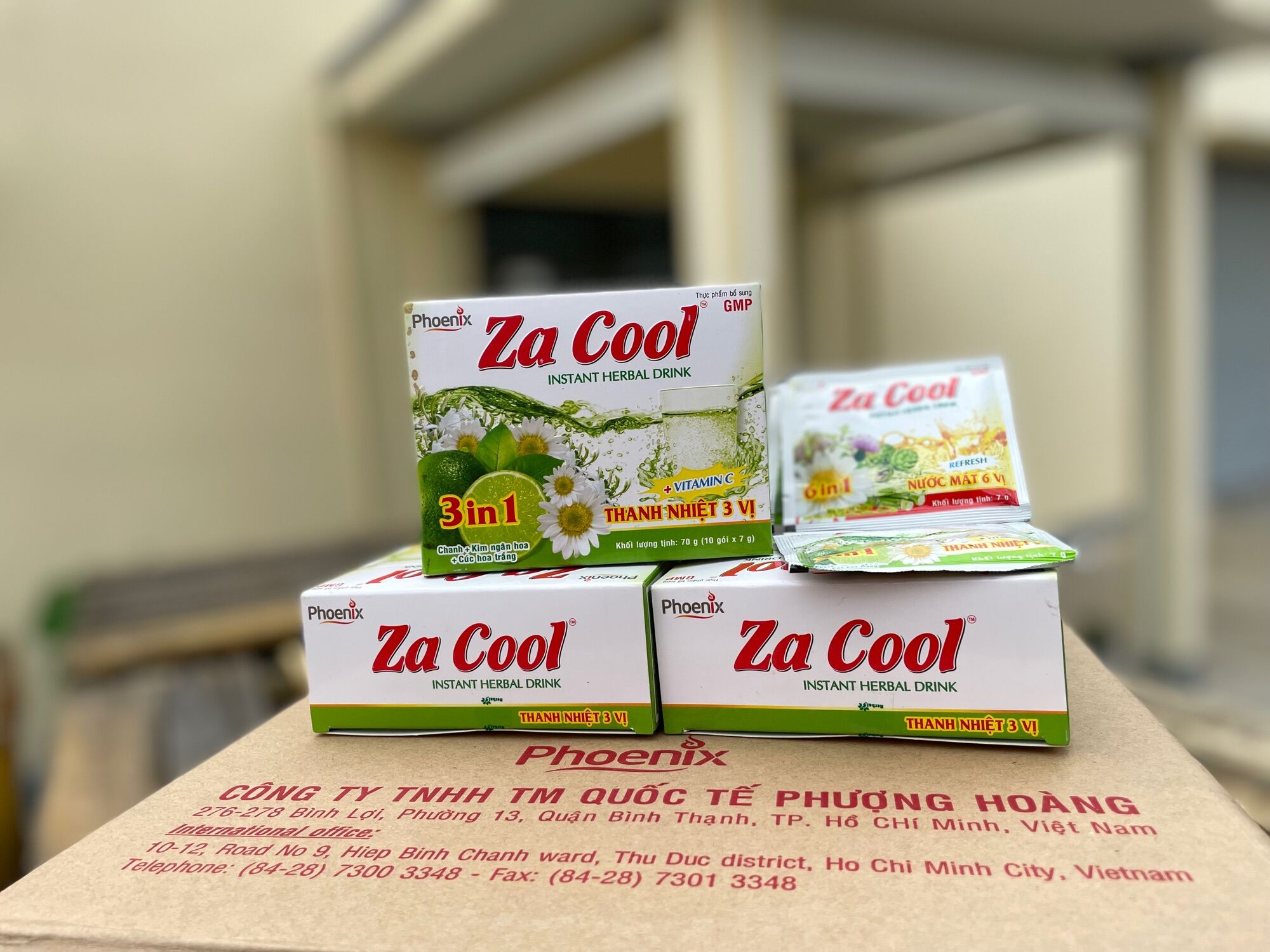 Bột thanh nhiệt Za Cool 3 vị (Sản phẩm xuất khẩu)