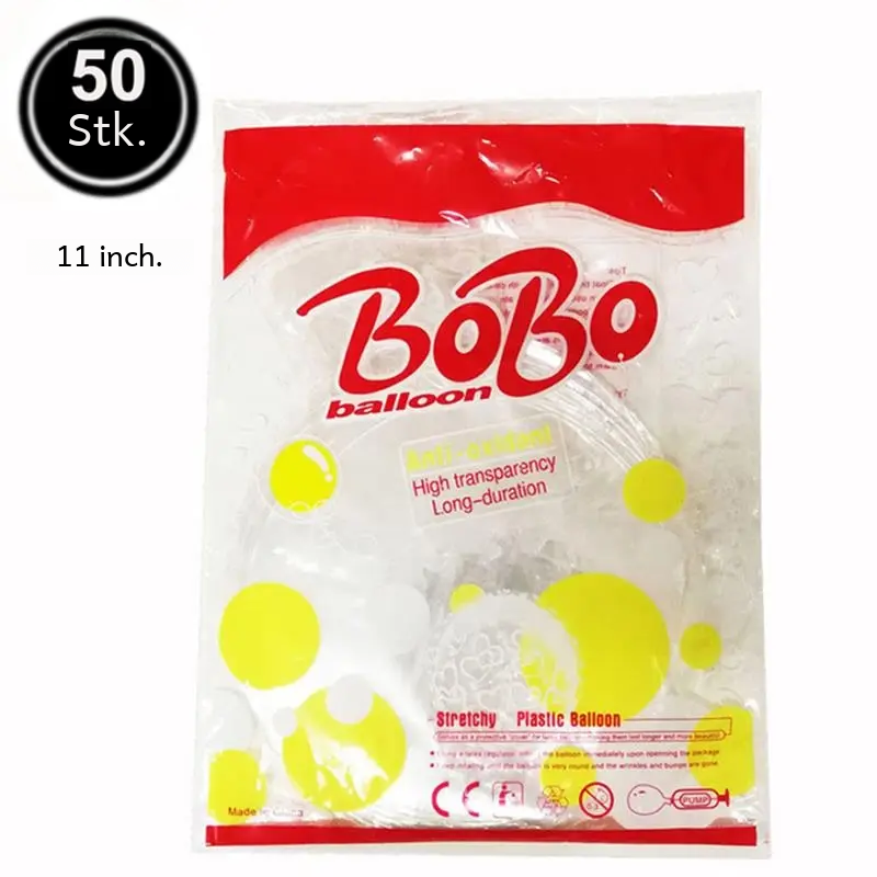 50pcs 11 inch 12 inch 16 inch inflatable bobo bóng trong suốt quả cầu bong bóng bong bóng đám cưới sinh nhật đảng trang trí