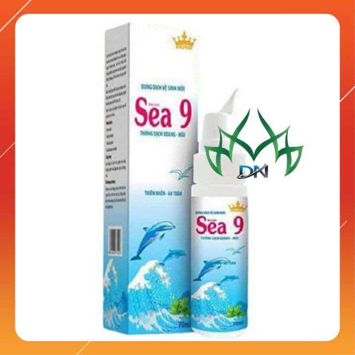 Dung Dịch Vệ Sinh Mũi  SEA 9 Kingphar  - chai 70 ml- Làm sạch, thông mũi, dùng cho trẻ em và người lớn