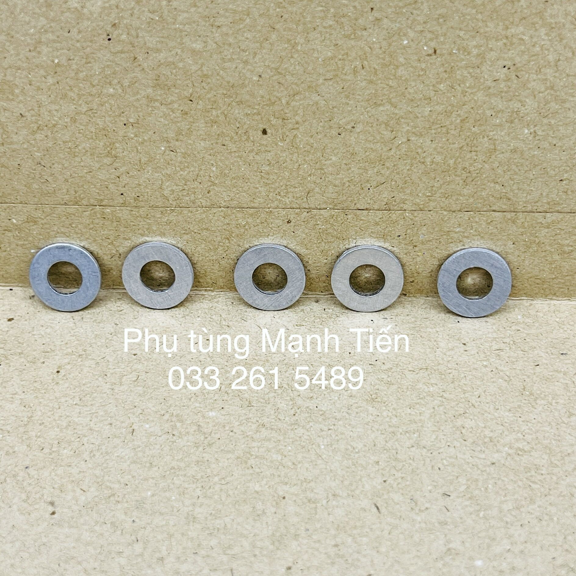 Bộ 5 long đền nhôm 6 li (XB9.10)