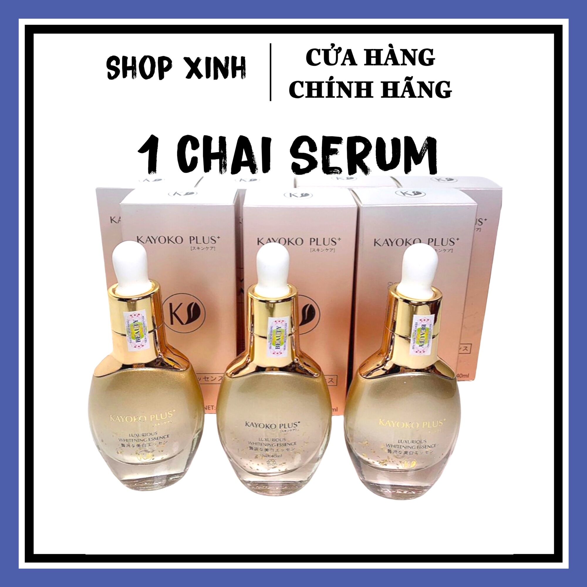 Chính hãng- serum chống nhăn nâng cơ kayoko plus +