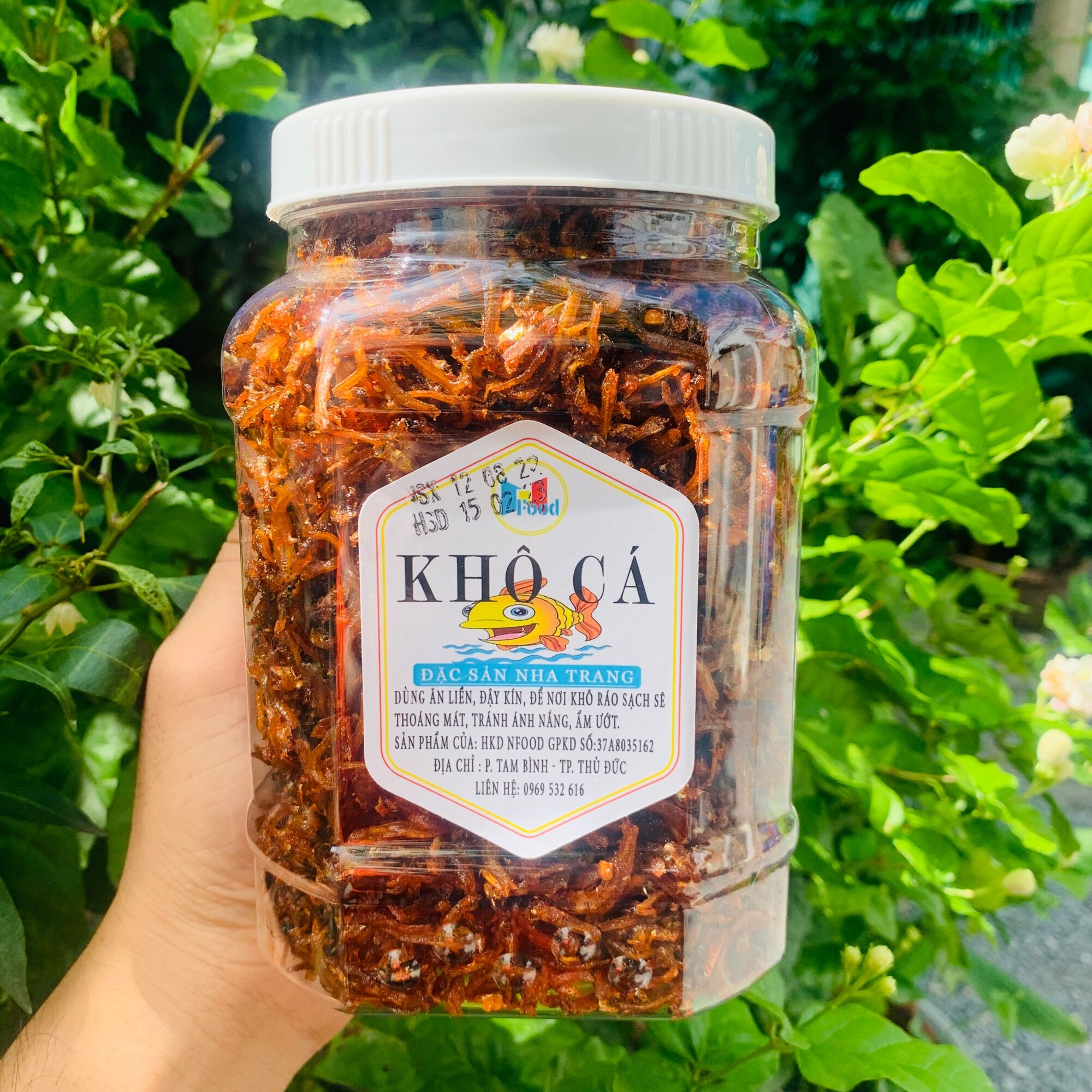 Cá cơm mờm sữa rim hũ 500gram - cá cơm khô