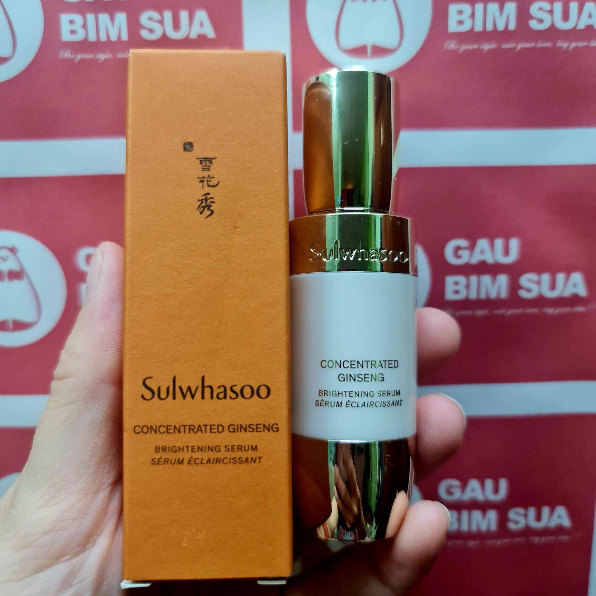 Tinh chất bạch sâm dưỡng trắng, mờ thâm sạm nám Sulwhasoo Concentrated Ginseng Brightening Serum