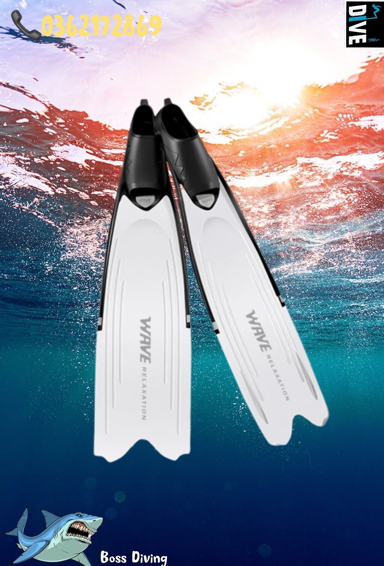 Fins dài lặn free diving cho nam và nữ