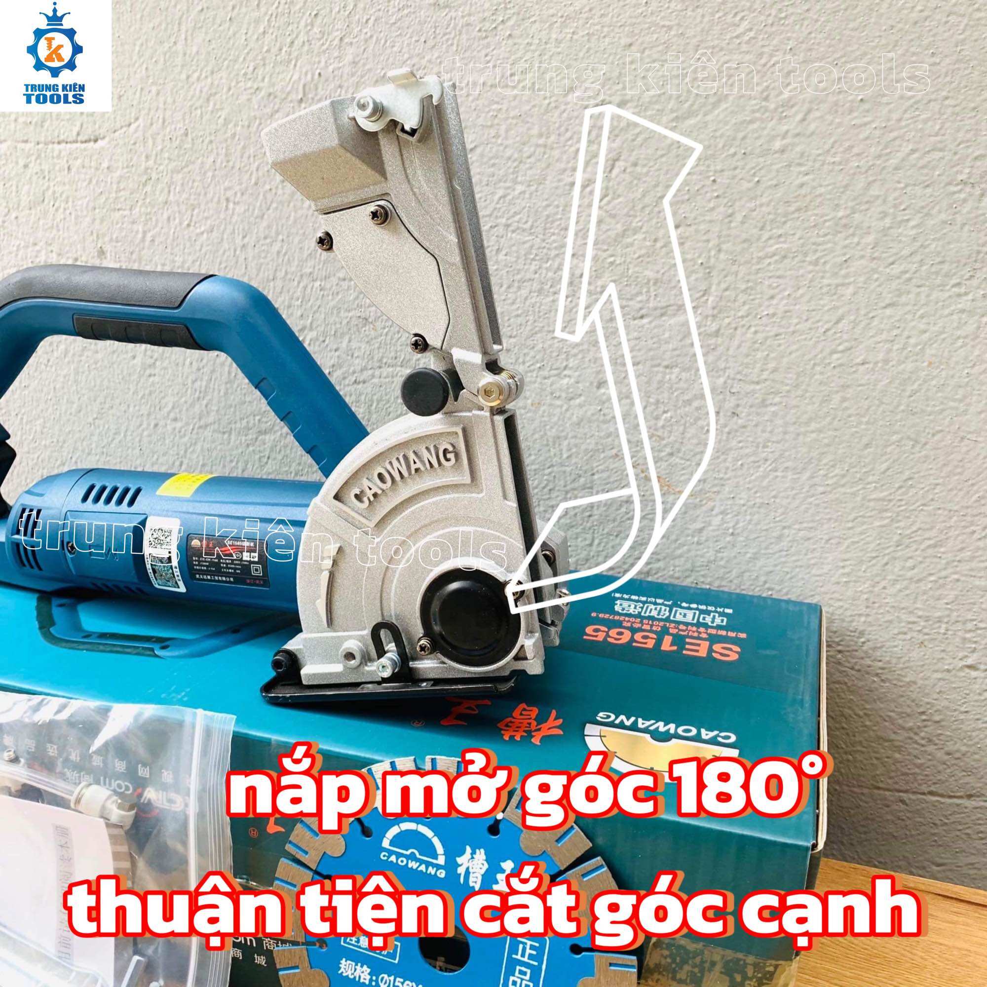 Máy cắt rãnh tường CAOWANG 1565