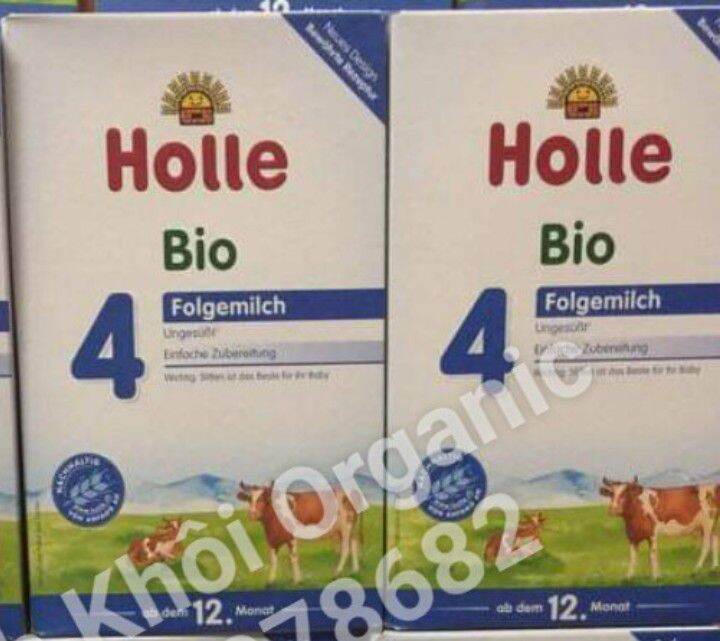 Sữa Holle 4/ Sữa bò công thức hữu cơ 600gr [Đức ☆ Date 2023]