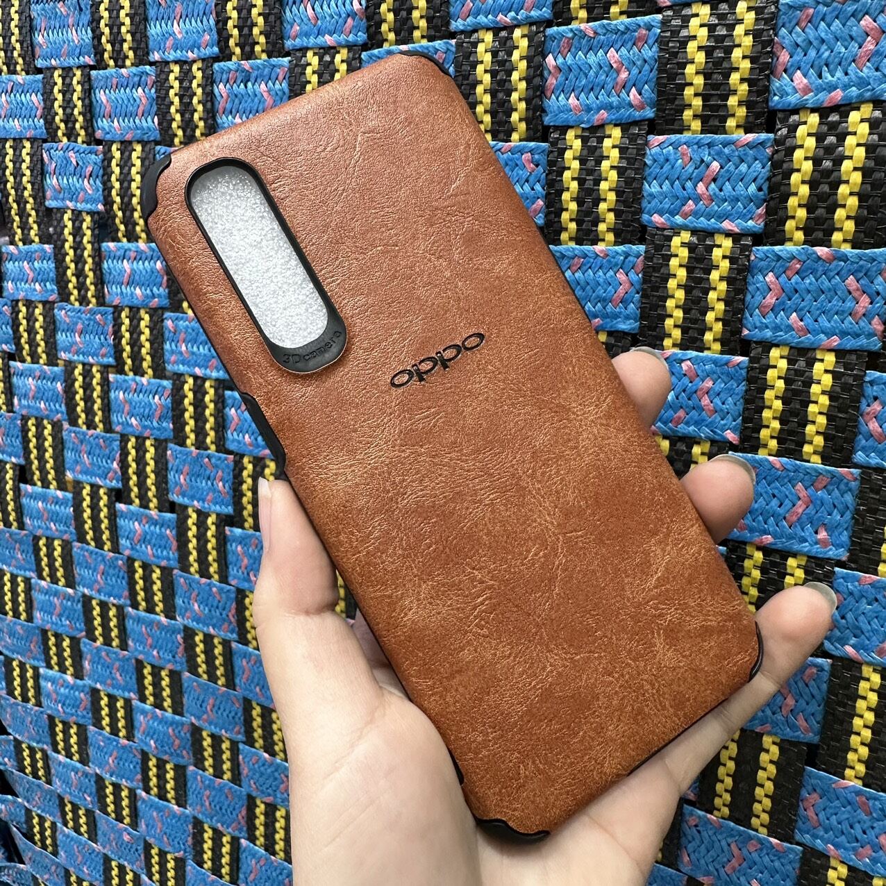 Case ốp lưng Oppo Reno 3 pro dẻo kiểu da mềm mịn ôm máy bảo vệ camera