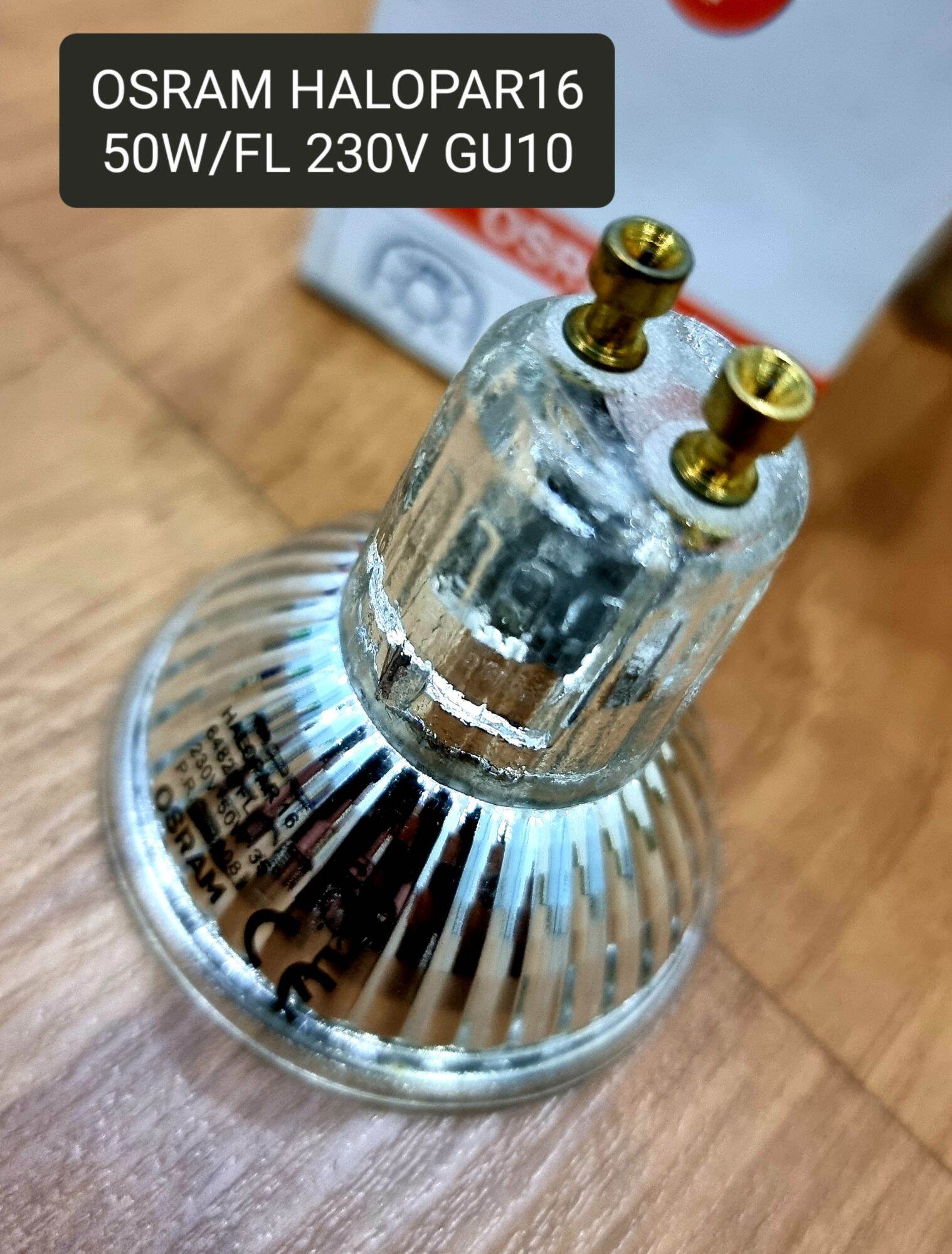 Bóng halogen OSRAM HALOPAR16 50W/FL 230V GU10/ UV filter