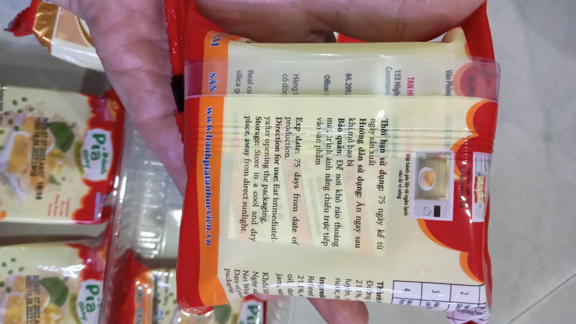 Bánh pía chay Tân Huê Viên
