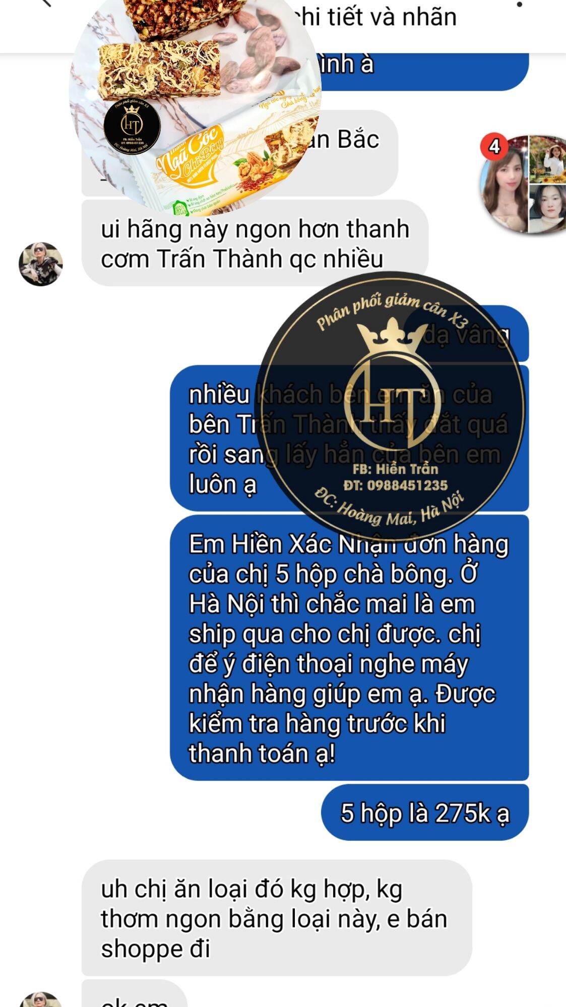 Thanh Ngũ Cốc Chà Bông Phúc An