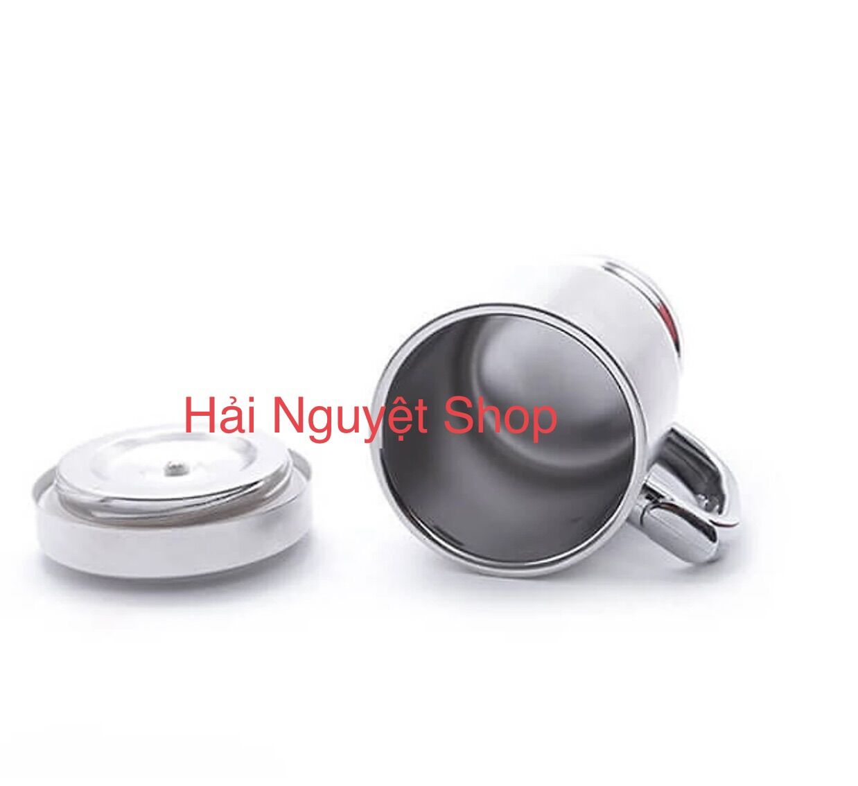 Ly Inox Giữ Nhiệt 500ml - Có Tay Cầm