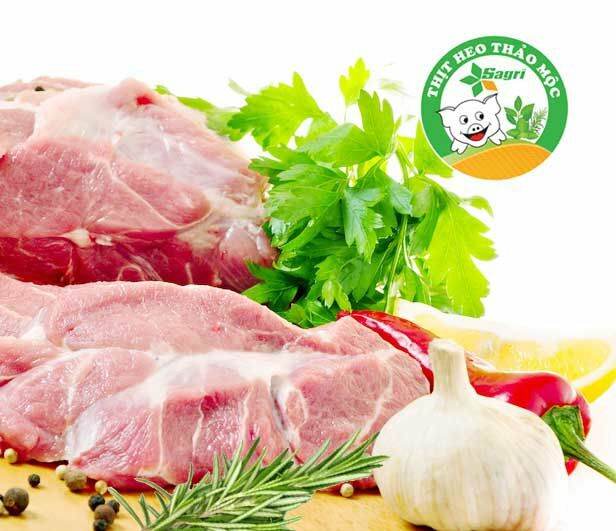 Nạc dăm heo Thảo mộc Sagri 1kg - [Giao Ngay Tại HCM]