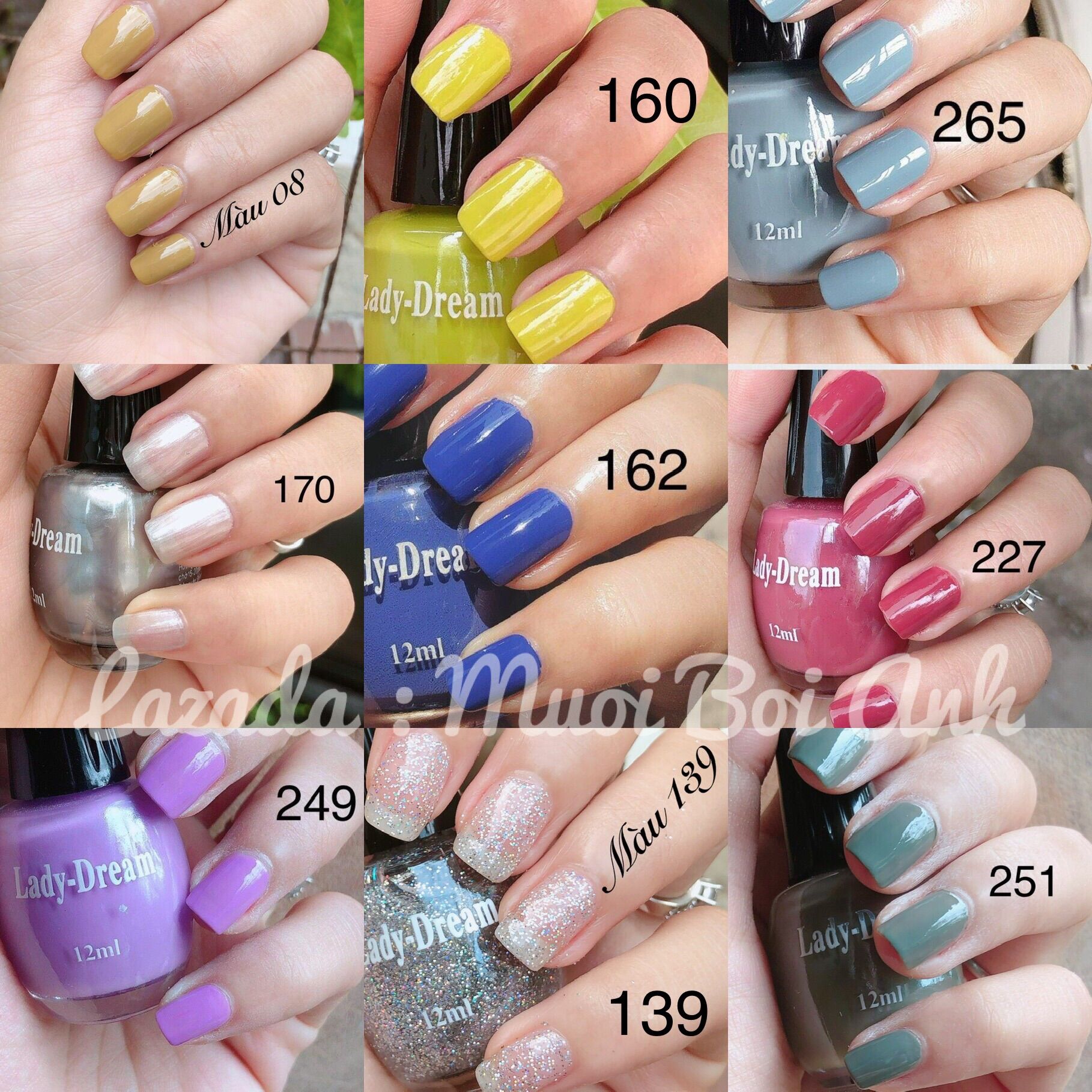 Sơn móng tay Ladydream 12ml