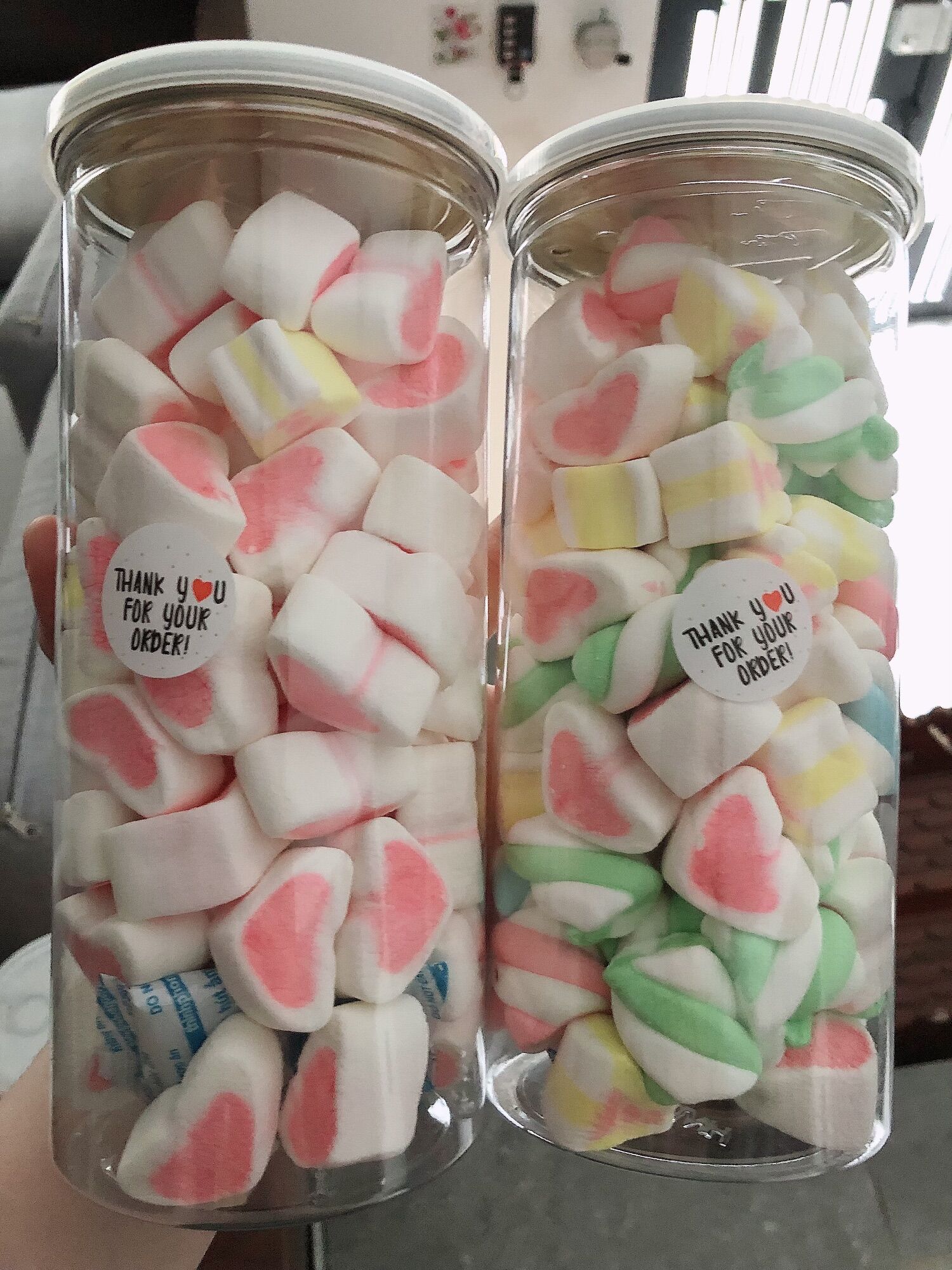 500gr Kẹo marshmallow bông gòn đủ vị túi zip