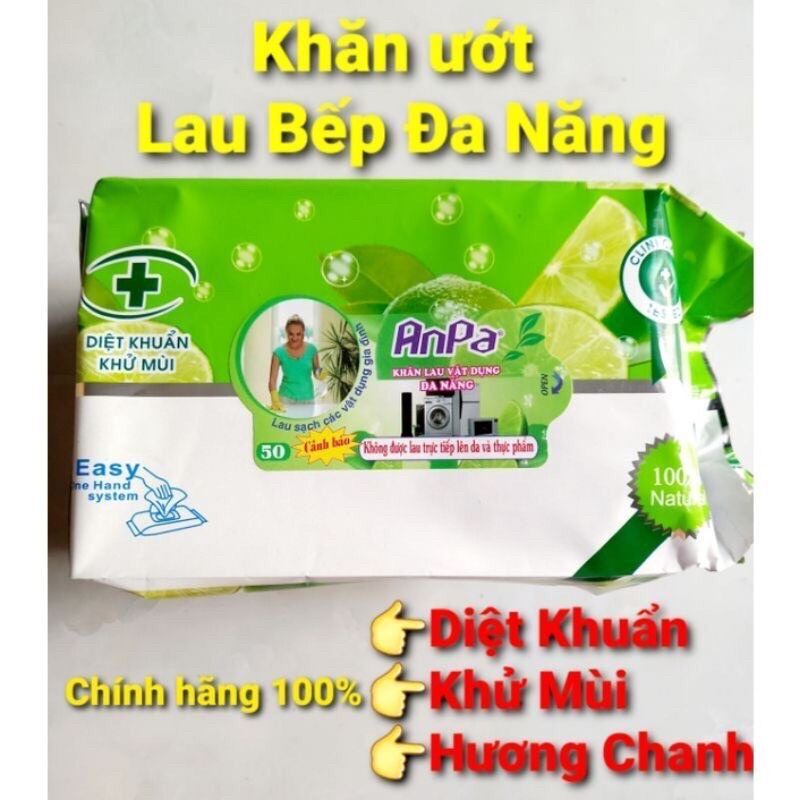 Khăn ướt đa năng ANPA GÓI LỚN HƠN 45% [ Hàng chính hãng]
