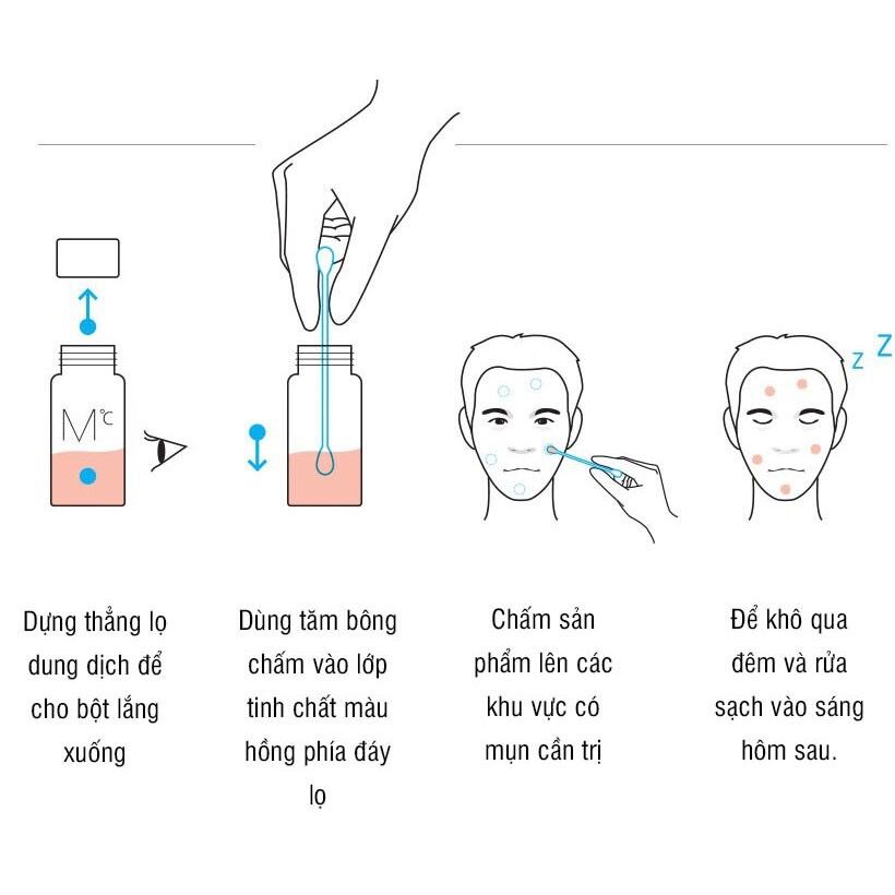 Dung dịch chấm mụn MdoC AC Solution Powder Spot 15ml MCM01