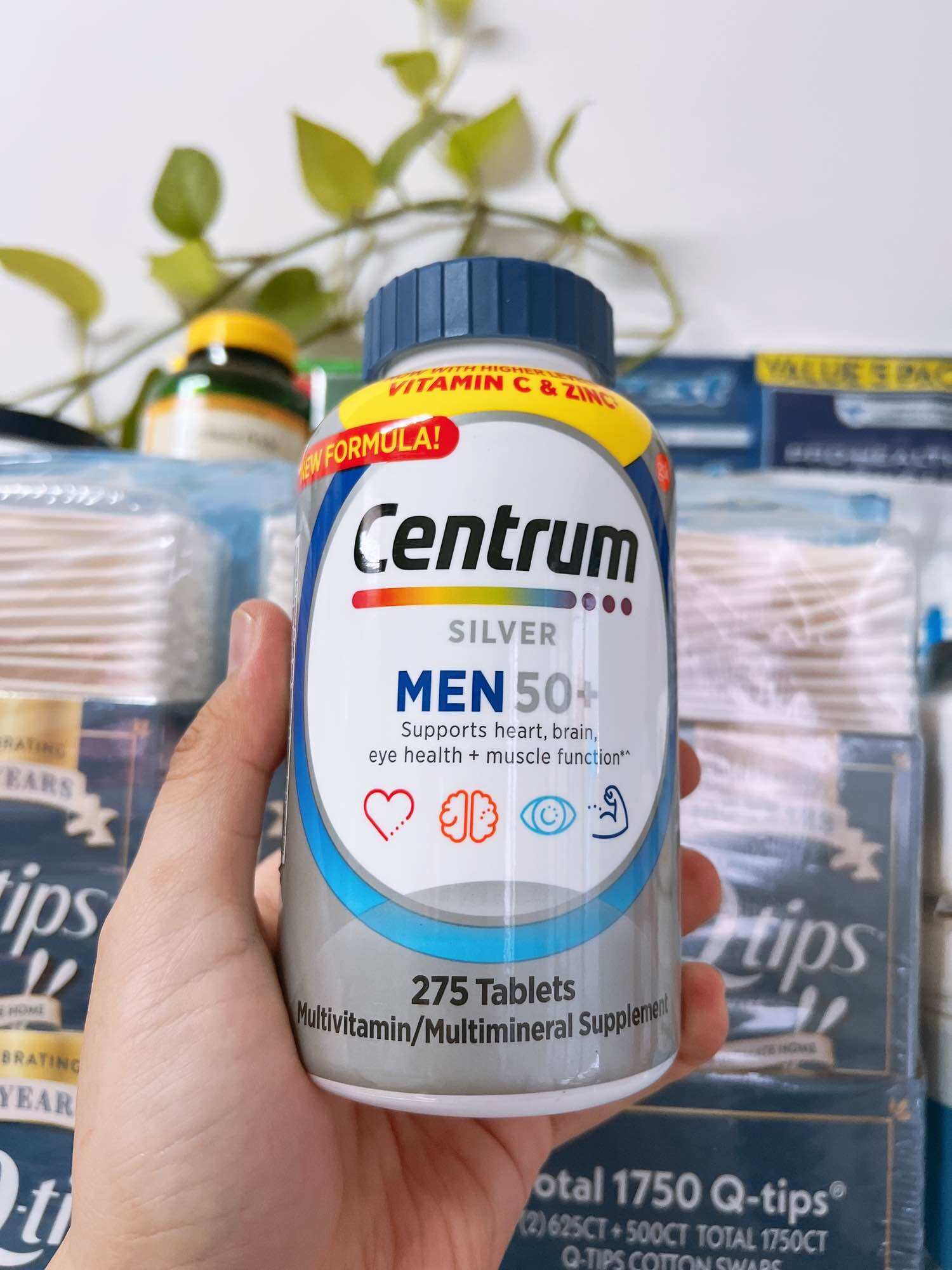 Centrum silver men 50+ loại 275 viên mỹ.