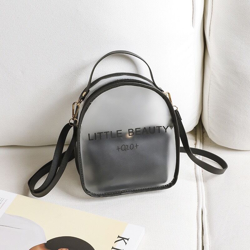 Balo mini trong suốt kèm ảnh thật