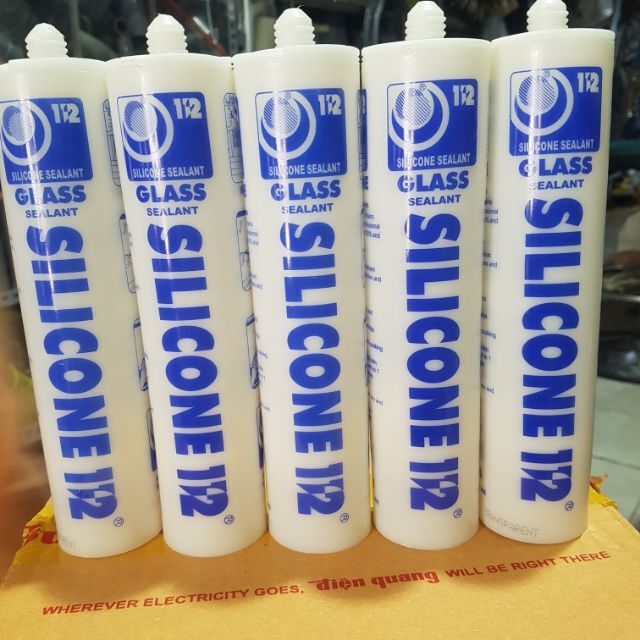 keo silicon 112 trắng trong