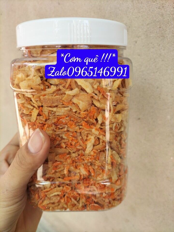 500g muối ruốc hành phi 58k