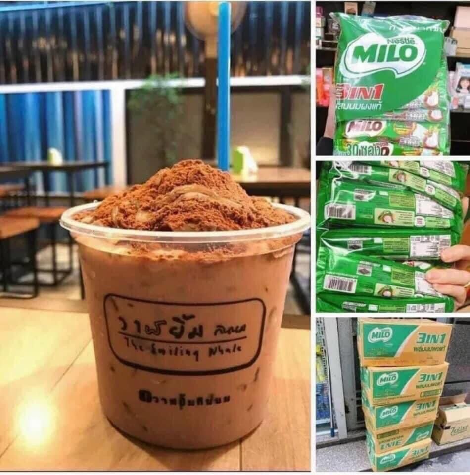 Bịch 30 gói milo mỗi gói to 23g nội địa thái lan