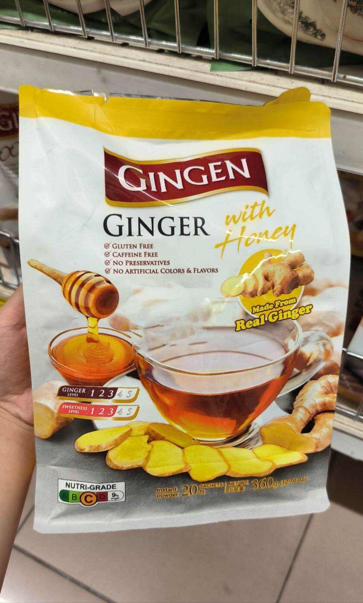 Gingen Instant Ginger Powder - Honey/Strong