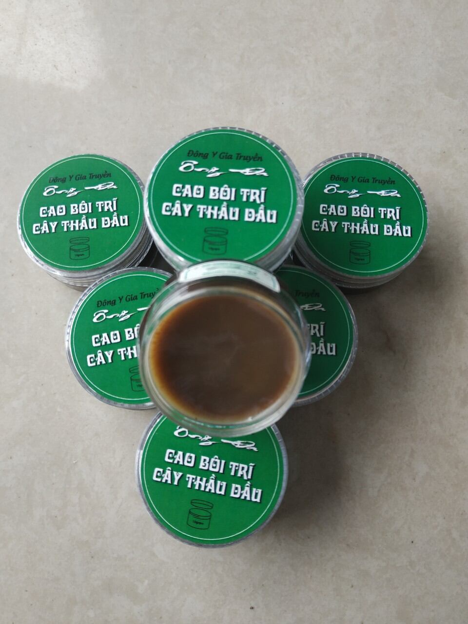 sét 3 cao bôi trĩ cây thầu dầu tía Ông Đa