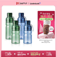 Bình nước nhựa thể thao Lock&Lock Two-way Sports Bottle 680ml/520ml ABF770/ABF769 2 màu- Nắp đôi, có quai xách, tritan an toàn