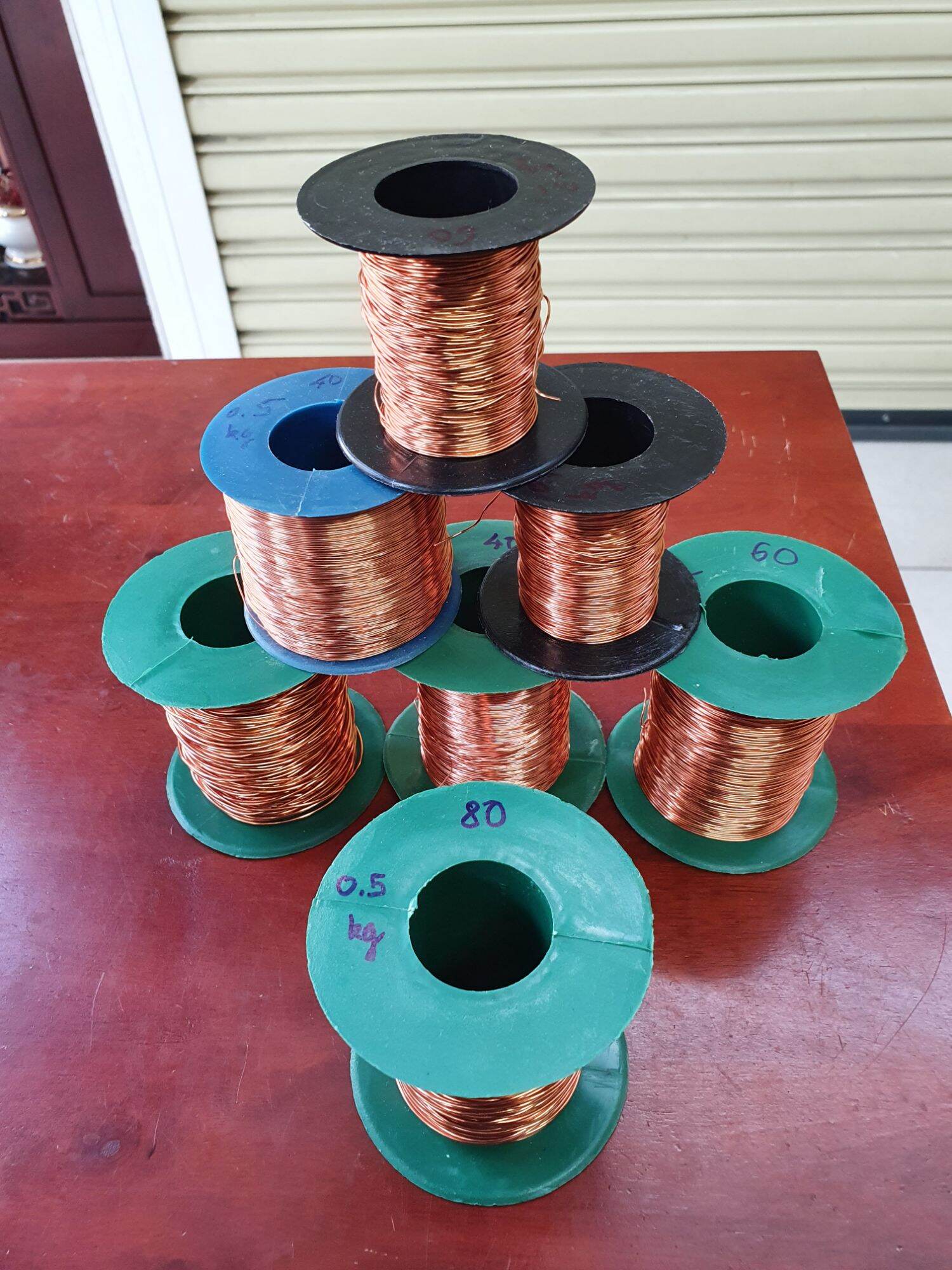 Dây đồng quấn motor, biến áp 0.8mm -kl: 500g