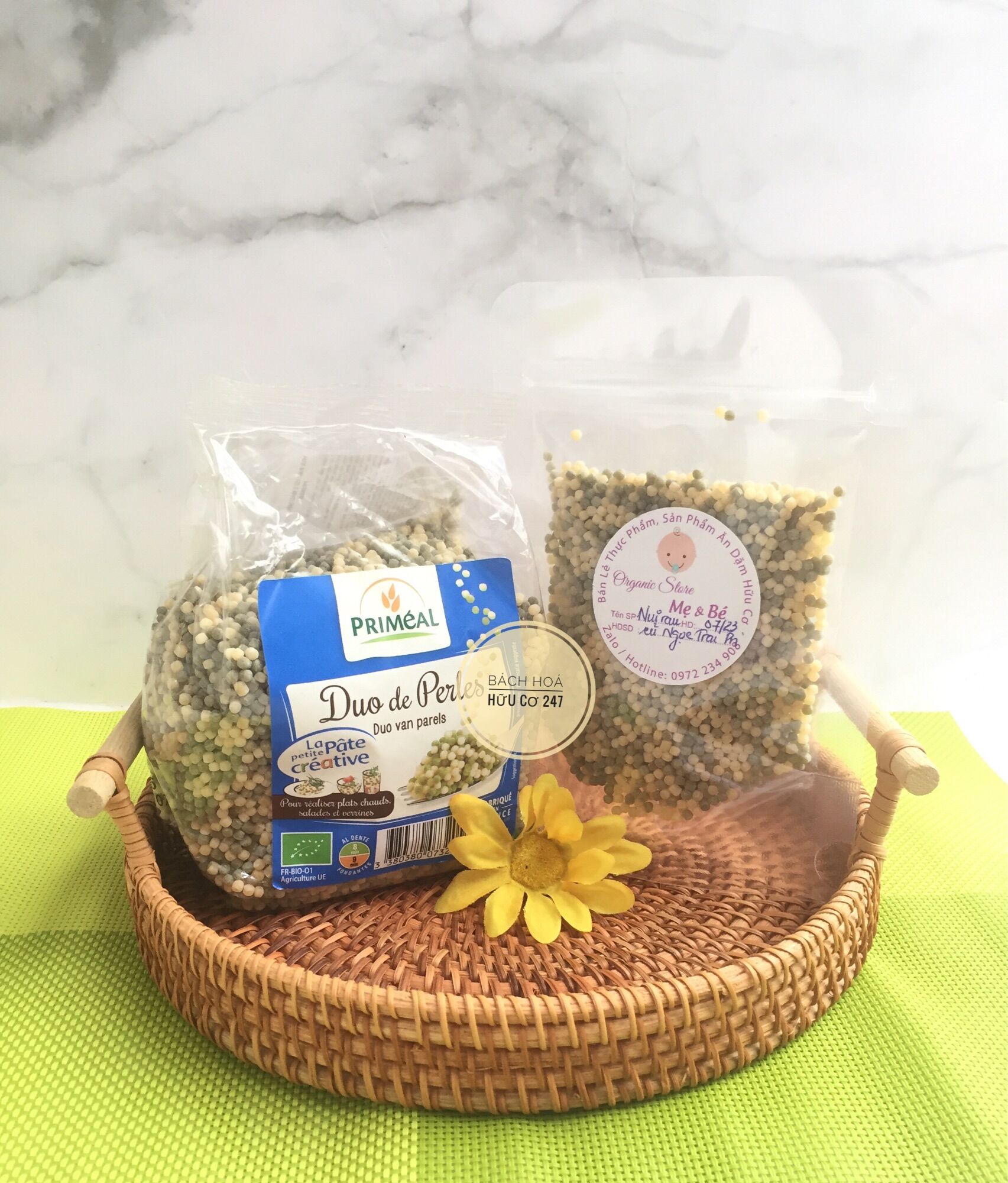 [Tách Lẻ 100g] Nui Rau Củ 2 Màu Hữu cơ Primeal